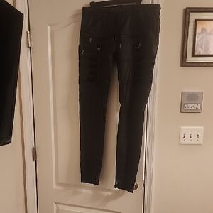 Elegant Black Skinny Women's Pants